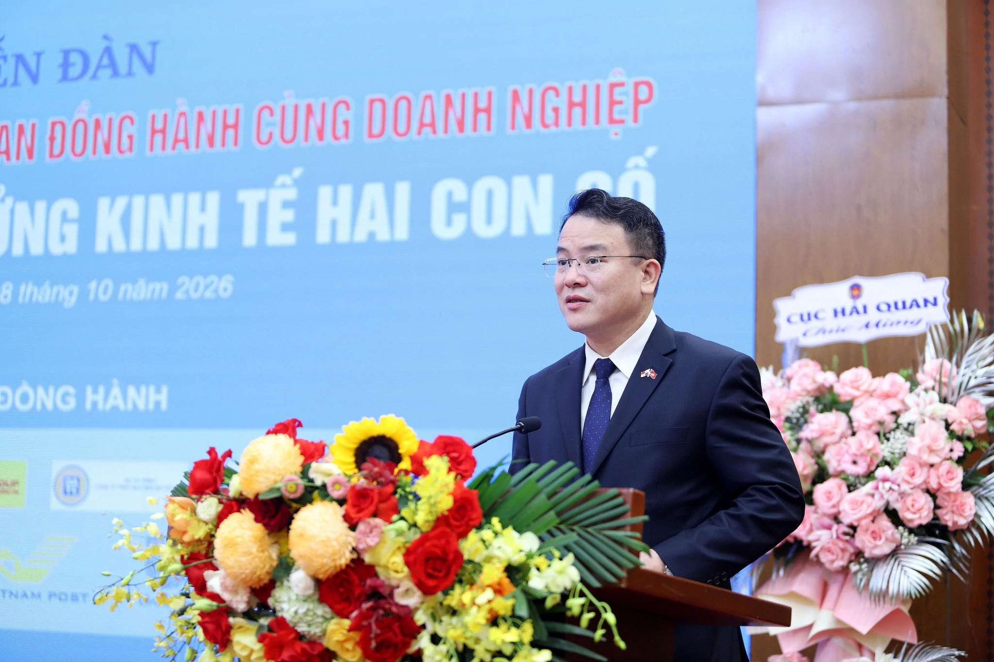 Thứ trưởng Bộ Tài chính Trần Quốc Phương phát biểu tại Diễn đàn Thuế – Hải quan 2026